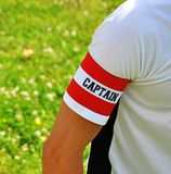 POWERSHOT Captain Armband: Kleuren naar keuze (Rood)