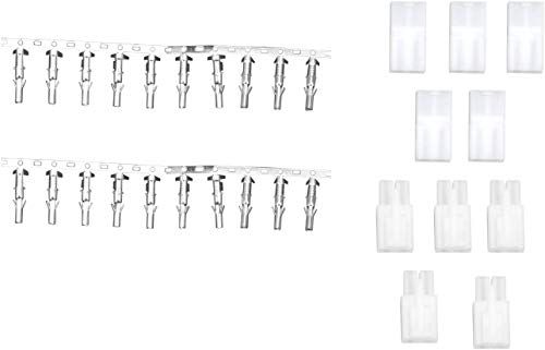 YUNIQUE GREEN-CLEAN-POWER YUNIQUE NEDERLAND 5 Paar schroefdraadbus Tamiya Plug voor Airsoft RC NiMH, kleur transparant