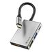 NGS WONDER DOCK 4 USB 2.0 Type-C Zilver