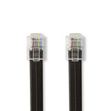 Nedis TCGL90300BK10 telefoonkabel 1 m Zwart