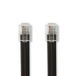Nedis TCGL90300BK10 telefoonkabel 1 m Zwart