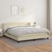 Maison Exclusive - Boxspringbed met matras, crème, 180x200 cm, kunstleer