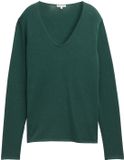Tom Tailor Pullover à col en V - Taille S - explorer green