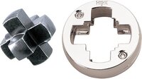 Huzzle Cast Hex Puzzle - Metal Puzzle - Level 3 - Educational Game