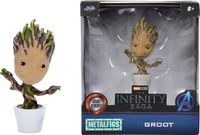 Jada Toys Marvel Guardians of the Galaxy Groot Actiefiguur - Metaal - 10 cm