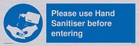 Gebruik Hand Sanitiser voordat u