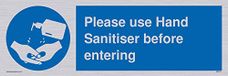 Gebruik Hand Sanitiser voordat u
