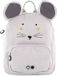 Trixie Kinderrugzak / Rugzak / Schooltas - Rugtas - 3 Liter - Katoen - Paars