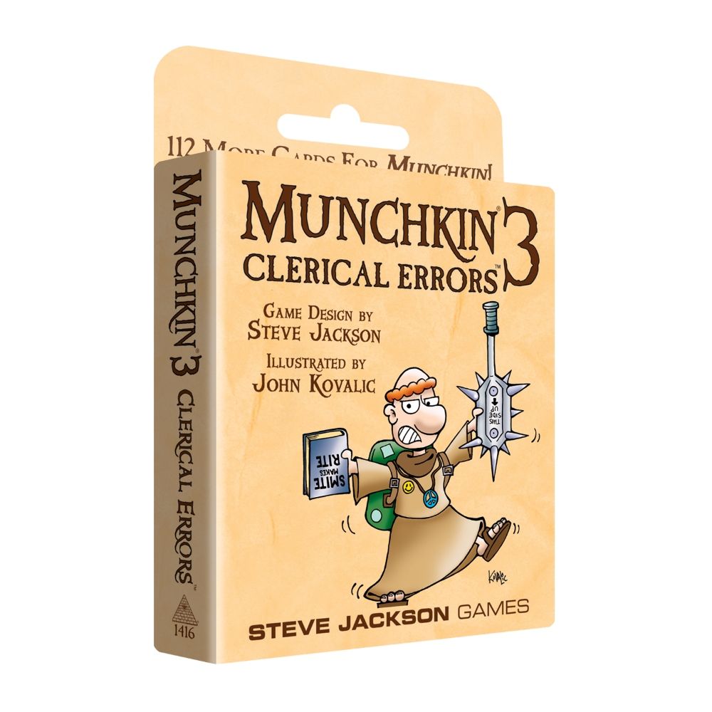 Steve Jackson Games Munchkin Expansion 3 Clerical Errors