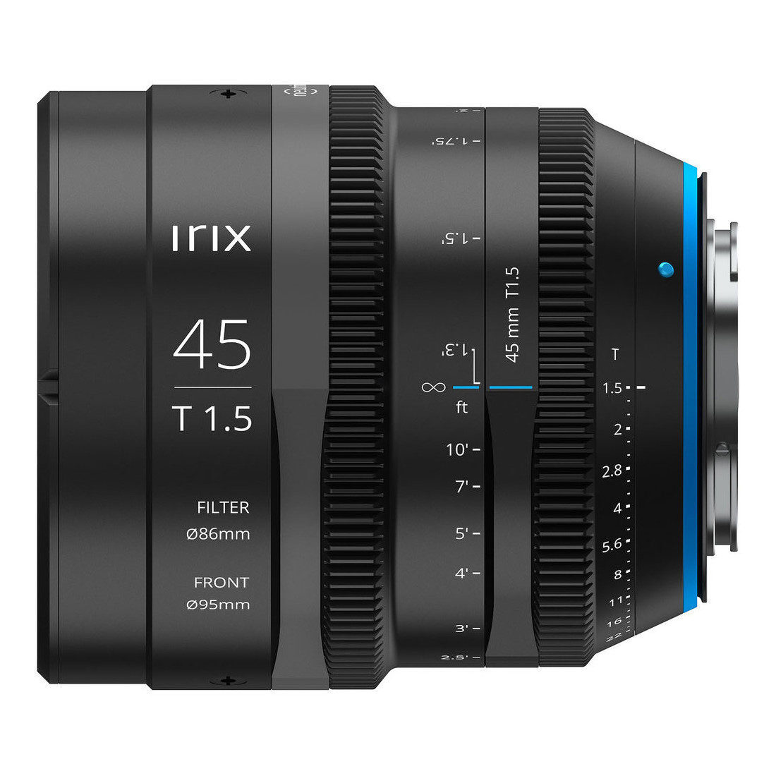 Irix Cine Lens 45mm T1.5 Nikon Z-mount objectief