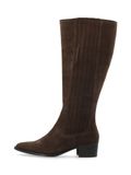 Bianco Hoge Laarzen BIACAROL Bruin Leer Blokhak 5-7 cm Maat 38