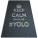 Floorlux Tapis En Corde Sizal 20276 Yolo Noir / Argentin Black 200x290 Cm