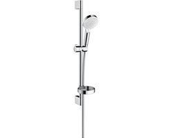 Hansgrohe Crometta Vario Doucheset 65 cm - Wit/Chroom - 2 Straalsoorten - Met Zeepschaal