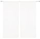 Linder Gordijn, paar beglazingen, stangdoorvoer, azuurwit, 60 x 140 cm, 100% polyester, Oeko gecertificeerd, TEX- geweven en geverfd in Frankrijk, collectie matte tamine