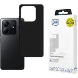 3MK Coque pour Xiaomi Redmi Note 14 4G (Standard), Noir Mat
