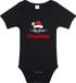 Bellatio Decorations Shoppartners Bv My First Christmas Kerst Romper Zwart Unisex Katoen Maat 56