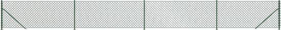 vidaXL Gaashek met flens, groen, 1x10 m
