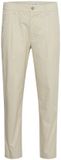 Casual Friday Broek Marc 0143 W33 X L32 Katoen Effen Witte Asperges Regular Fit Mannen