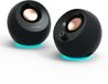 Creative Pebble Pro Minimalistische 2.0 USB-C computerluidsprekers met Bluetooth 5.3 en aanpasbare RGB-verlichting