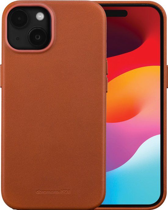 Dbramante1928 Roskilde iPhone 15 Plus MagSafe Hoesje Leer Bruin