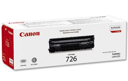 Canon CRG-726 Black Toner Cartridge - Original