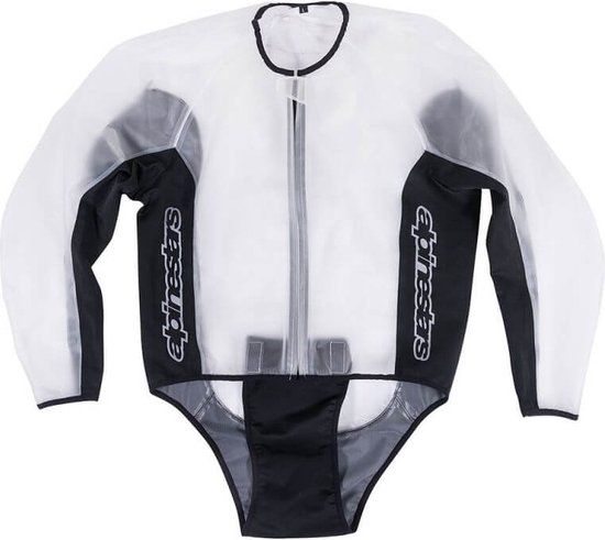 Alpinestars Racing Rain Jacket Transparant Zwart - Unisex XL