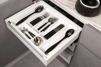 Ibenzoa® Organiseur de tiroir flexible pour un ordre et une fonctionnalité parfaits dans n'importe quel espace