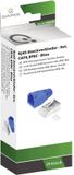 Quadrios RJ-45 connectorset CAT 6 1906C168 Stekker, recht Aantal polen (sensoren) 8P8C Blauw 25 stuk(s)