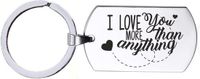 MC Living KadoExpress Sleutelhanger RVS - I Love You More Than Anything