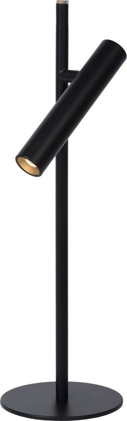 Lucide PHILON Tafellamp - Ø 13 cm - LED Dimb. - 4.5W - Zwart