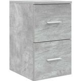 Maison Exclusive Armoire de salle de bain exclusive, couleur gris béton, dimensions 30 x 44,5 x 50 cm, en matériau composite bois