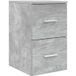 Maison Exclusive Armoire de salle de bain exclusive, couleur gris béton, dimensions 30 x 44,5 x 50 cm, en matériau composite bois