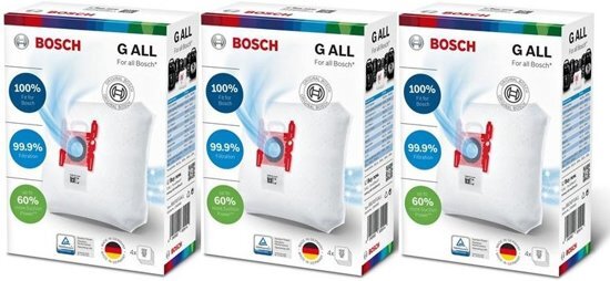 Bosch Stofzuigerzakken - Type G All - 12 stuks - BBZ41FGALL