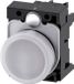 Siemens 3SU1102-6AA60-1AA0 Verlichte melder Plat Wit 24 V/AC, 24 V/DC 1 stuk(s)