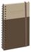 Exacompta Weekplanner Gustave 9 x 16 cm – september 2026 tot december 2027, bruin