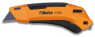Beta Veiligheidsmes - Inschuifbaar - 18mm - Met 6 Reservebladen - 170mm Lang