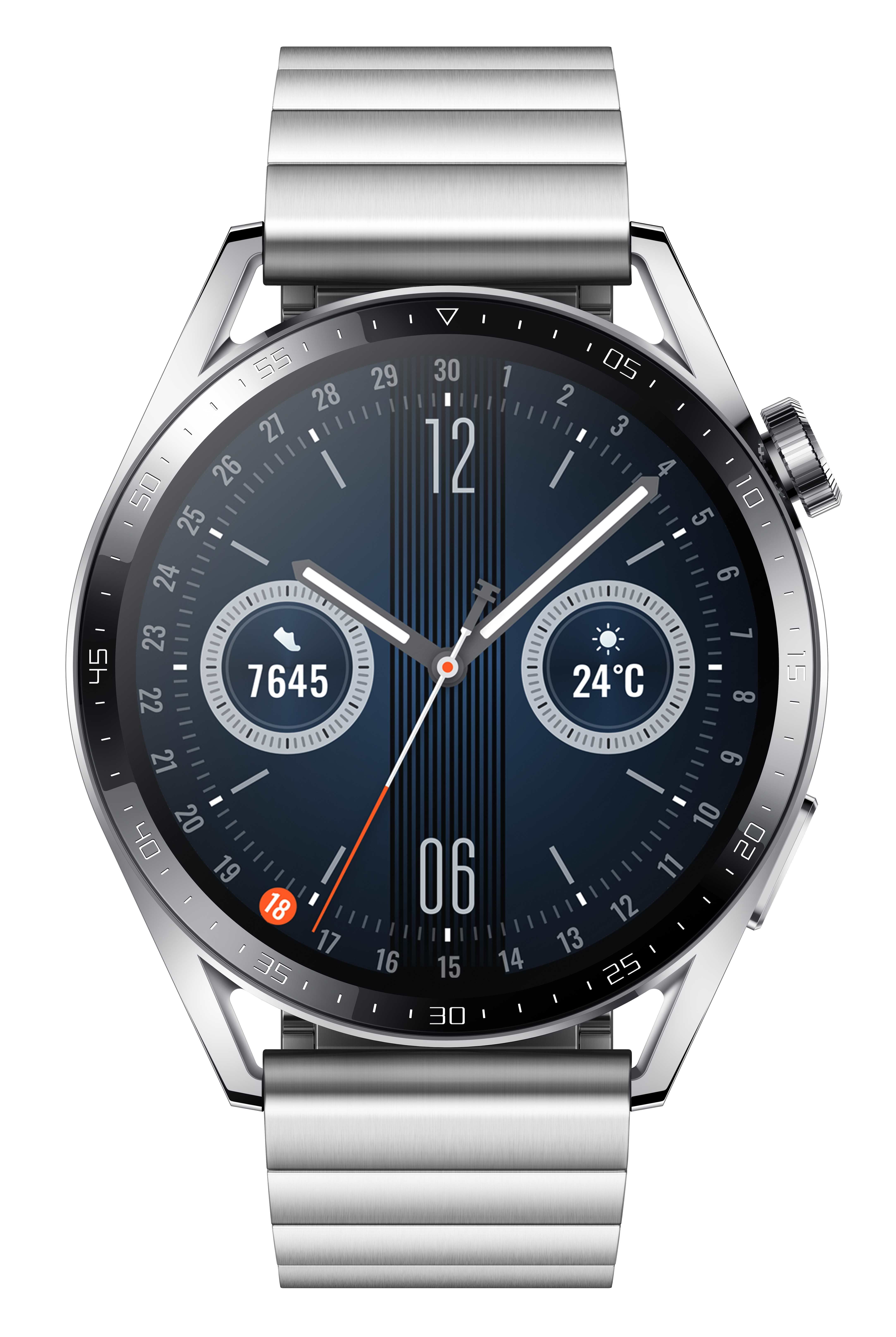 Huawei WATCH GT 3 Smartwatch - 46mm - Stainless Steel