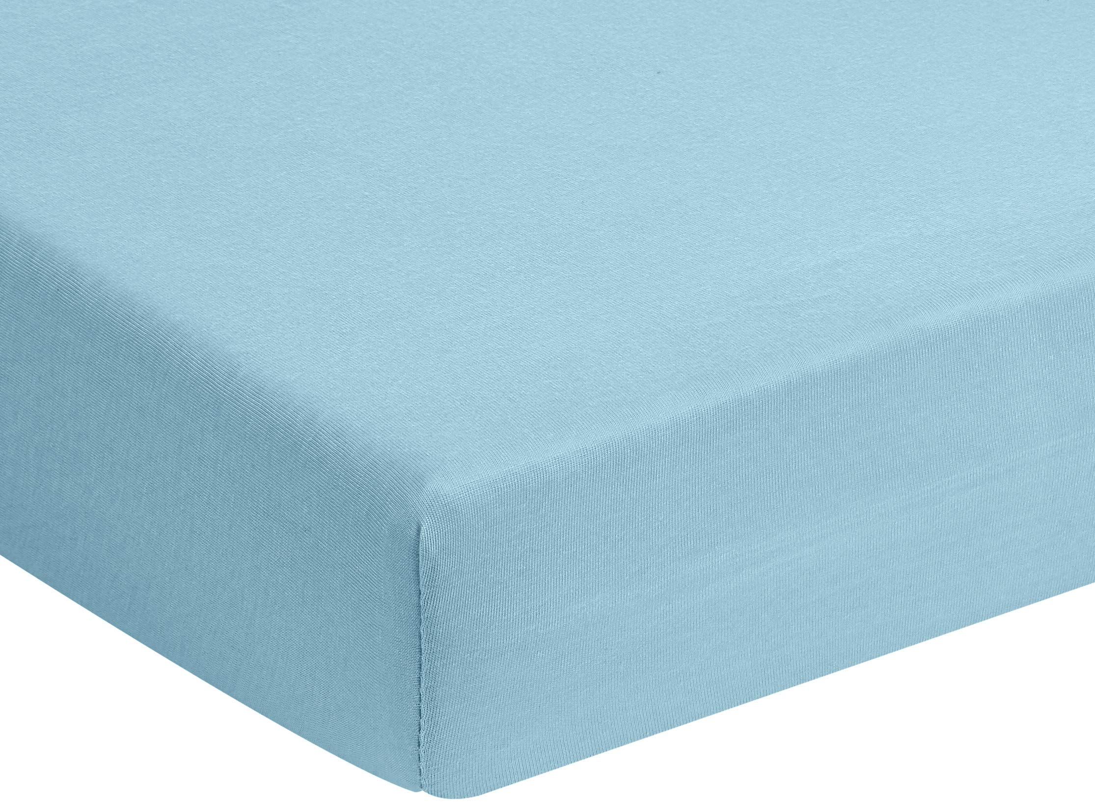 Träumeland Hoeslaken Tencel blauw 40x90 cm