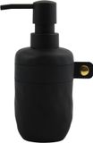 Spirella LIO Zeepdispenser – Zwart – Kunststof – 7 cm breed – 300 ml – Vrijstaand