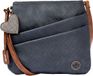 Rieker H1005-14 Schoudertas Dames Leer Blauw Bruin
