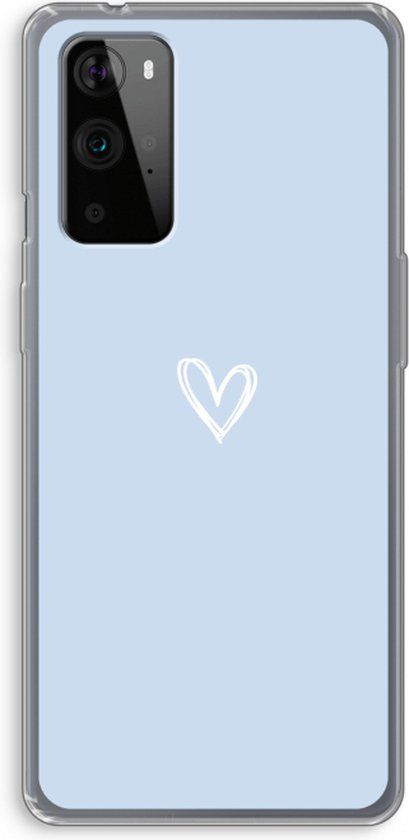 Case Company - OnePlus 9 Pro Case - Small Heart Blue - Soft Cover