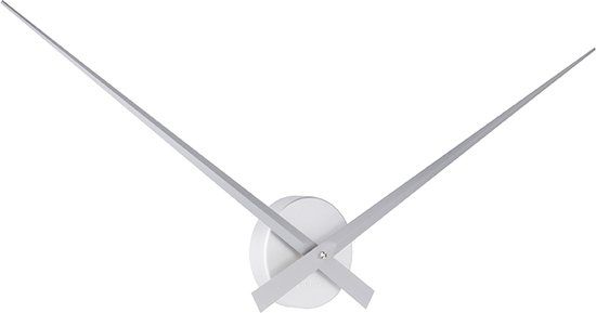 Karlsson Little Big Time Wall Clock - Aluminum - Ø77cm - Silver