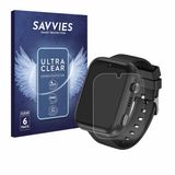 Savvies Screenprotector voor Okyuk 4G Kids Smartwatch T45 - Folie Beschermfolie transparant 6 Stuks