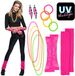 Boland Set 80's Neon Volwassenen Unisex Hippie 80's & 90's Disco