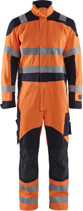 Blåkläder Multinorm inherent overall 6089-1513 - High Vis Oranje/Marineblauw - C56