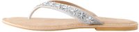 Next - Dames - Forever Comfort® teensandalen met kraaltjes - Zilver