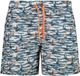 CMP Zwemshort met maritiem patroon voor heren, maat XXL, polyester, flame/hydro/b.co
