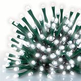 EMOS Led-lichtsnoer voor binnen en buiten, 12 m lange IP44 kerstlichtketting met 120 leds + 5 m voedingskabel en voeding, 8 modi en 6 uur timerfunctie, voor feestjes, Kerstmis, decoratie