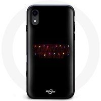 Maniacase Etui voor iPhone XS Stranger Things Poster Logo Merry Christmas