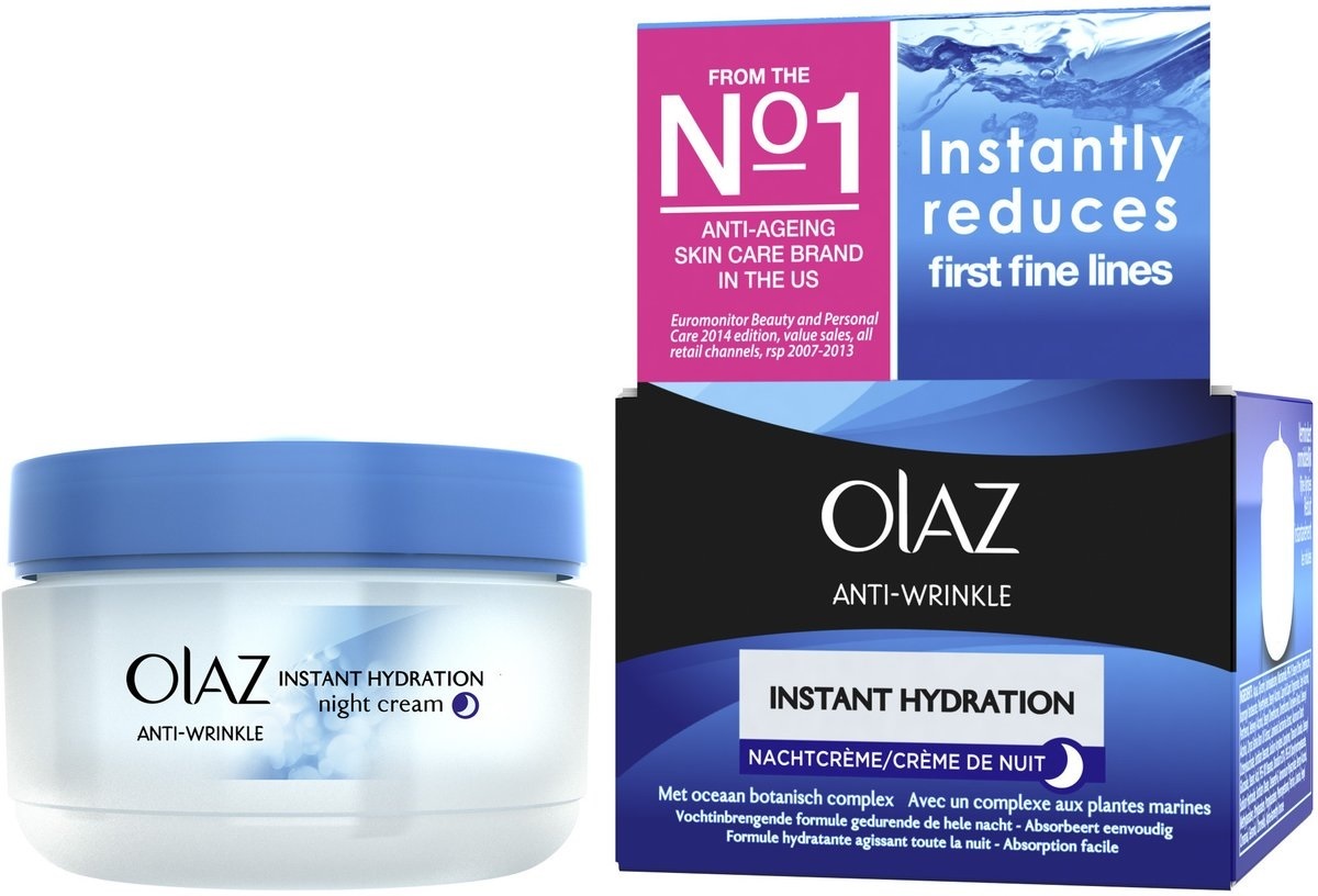 Olaz Anti-Wrinkle Instant Hydration Nachtcreme 50ml